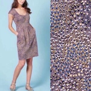 Boden Dusky Purple Margot Cap Sleeve Dress Sz 6